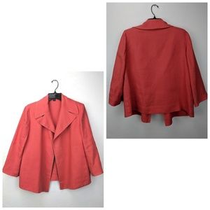 Kasper open front blazer